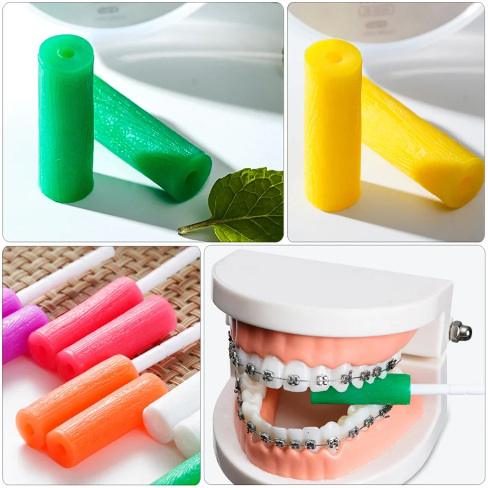 10pcs Candy Color Invisible Orthodontic Kit Chewies for Aligners Aligner Trays Chewies Remover Tool Teeth Aligner Chewies