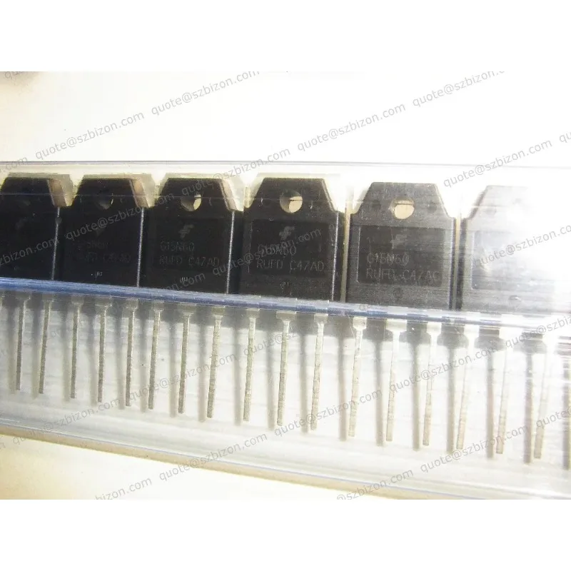 Fast & Free Shipping 10pcs/lot G15N60RUFD G15N60 15N60 MOSFET TO-247 TO-3P