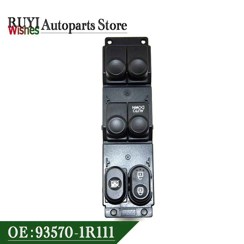 New Front Left Door Window Switch 93570-1R111 935701R111 93570 1R111 For Hyundai Accent 2014-2017 16 Pins