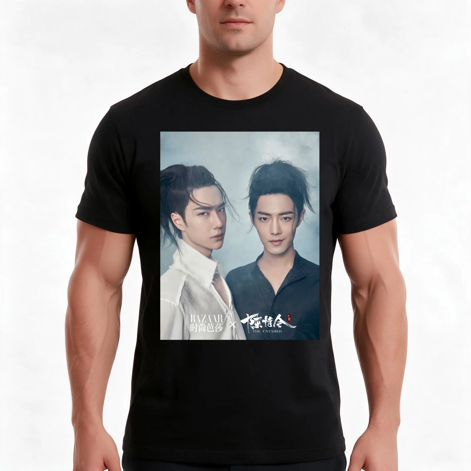 The Untamed Bazaar T-Shirt Summer Casual Cotton Tee Oversized Streetwear Tops Vintage Graphic Print Loose Fit Short Sleeve