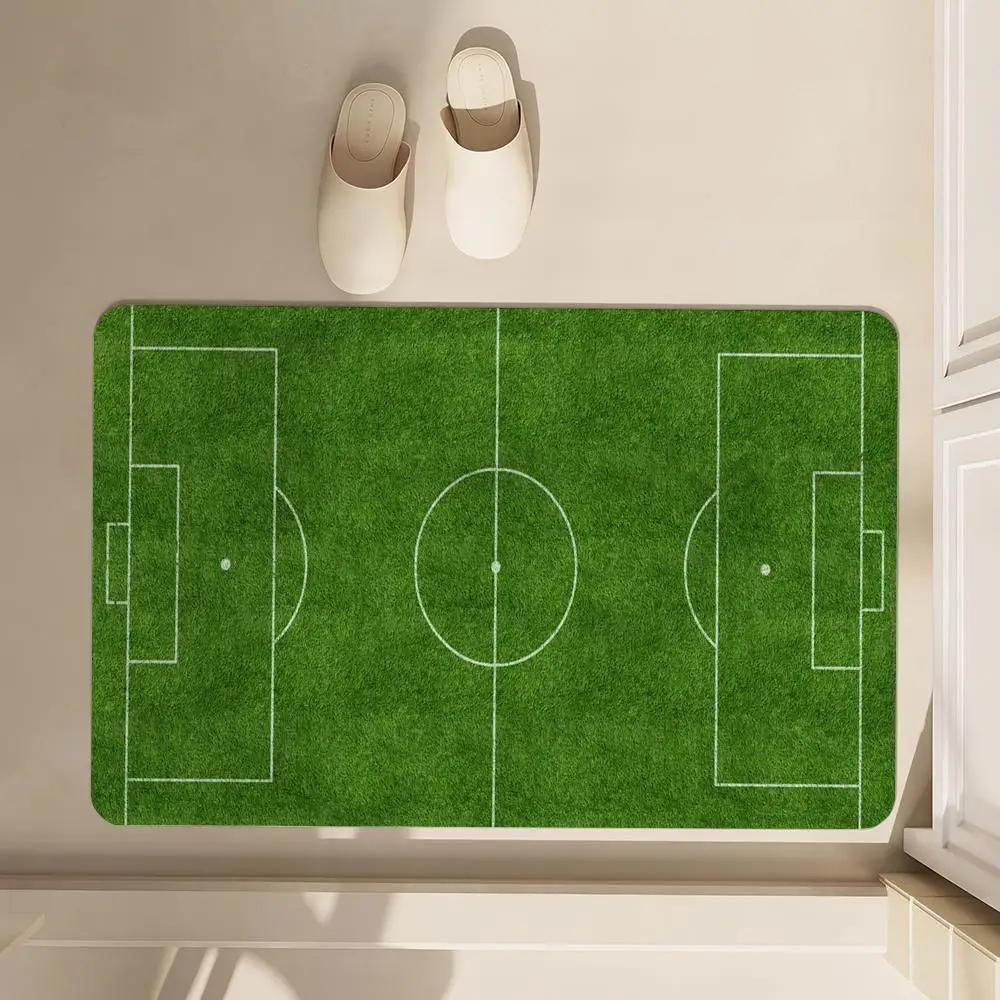

Football field Floor Mat Bathroom Soft Diatomaceous Mud FloorMat Bathroom Absorbent Mat,Bedroom Mat