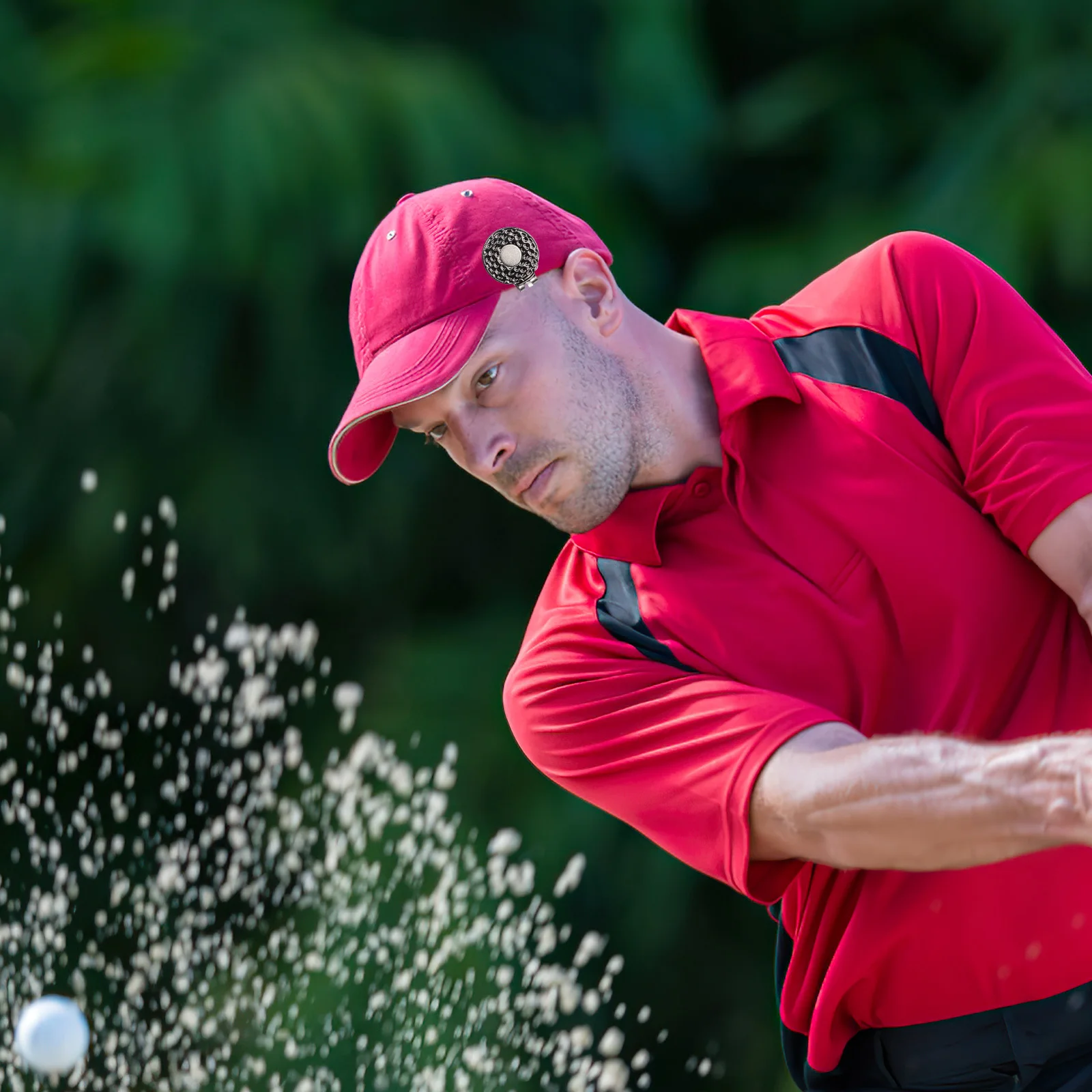 

2Pcs Golfs Metal Hat Clips Lightweight Ball Marker Portable Clip for Golf Training Supplies Gift Golf Marker Hat Clip