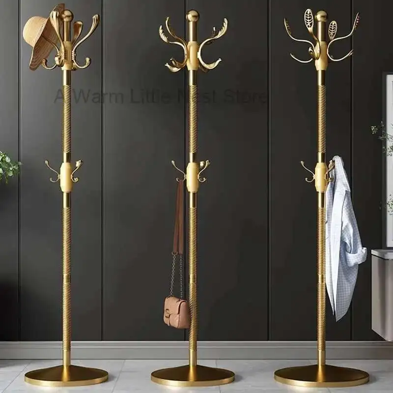 الذهب عرض معطف رفوف الطابق السراويل المعدنية رخيصة الحديثة معلقة المدخل الملابس معطف رفوف غرفة نوم Arara De Roupa المنتجات المنزلية