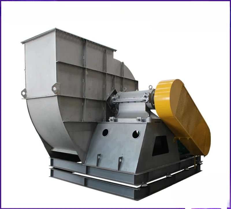 4-72 Centrifugal fan 22KW can be used as carbon steel, stainless steel 304 316 dust removal centrifugal fan