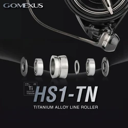 Gomexus Line Roller For Shimano Stella Twin Power Stradic Vanford Vanquish Soare Exsence Spinning Fishing Smooth Accessory