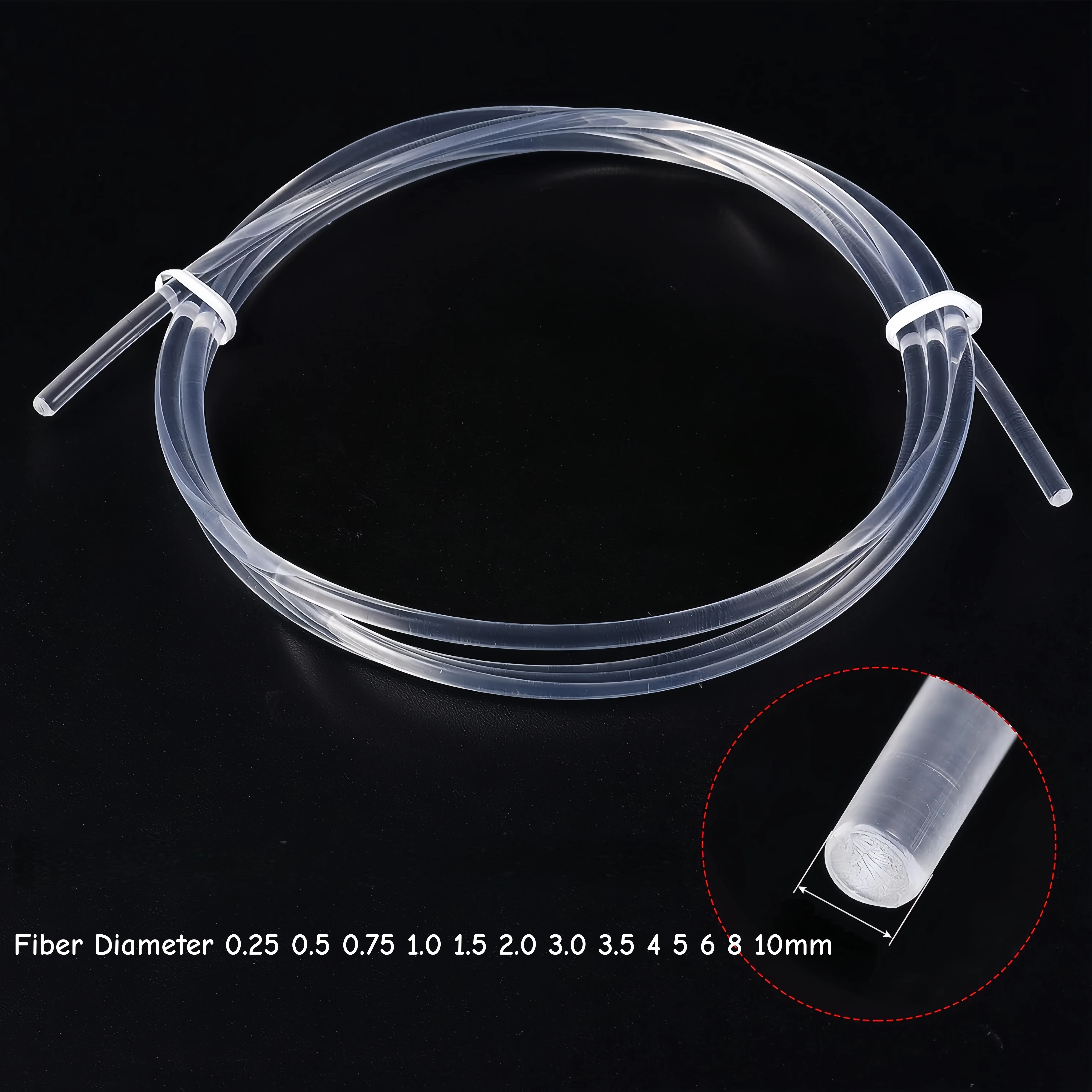 Kabel Serat Optik Sisi Bercaha - Fairy Light Curtain ulasan dan harga