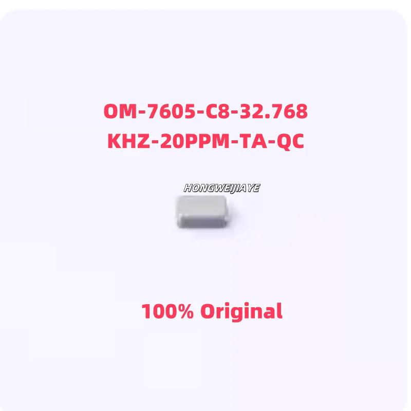 5-10PCS 100% Original OM-7605-C8-32.768KHZ-20PPM-TA-QC  SMD2012-4P