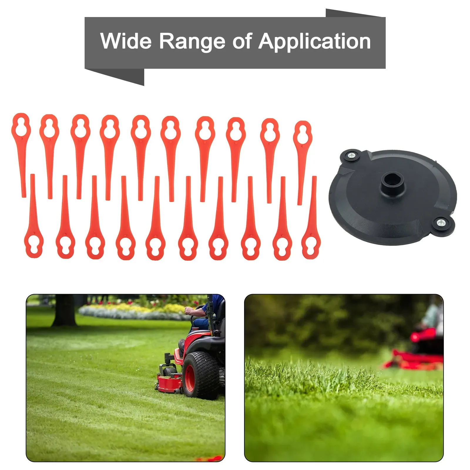 Mower Parts Cutter Head Lawn Trimmer Cutting Disc Plastic For Parkside Grass Replacement Accessories High Quality