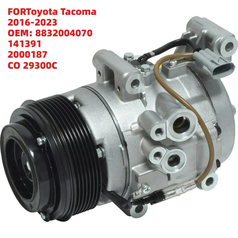 

SturdyConstructed FORToyota Tacoma 2016-2023 OEM 8832004070 141391 2000187 CO 29300C 12V Auto AC Compressor