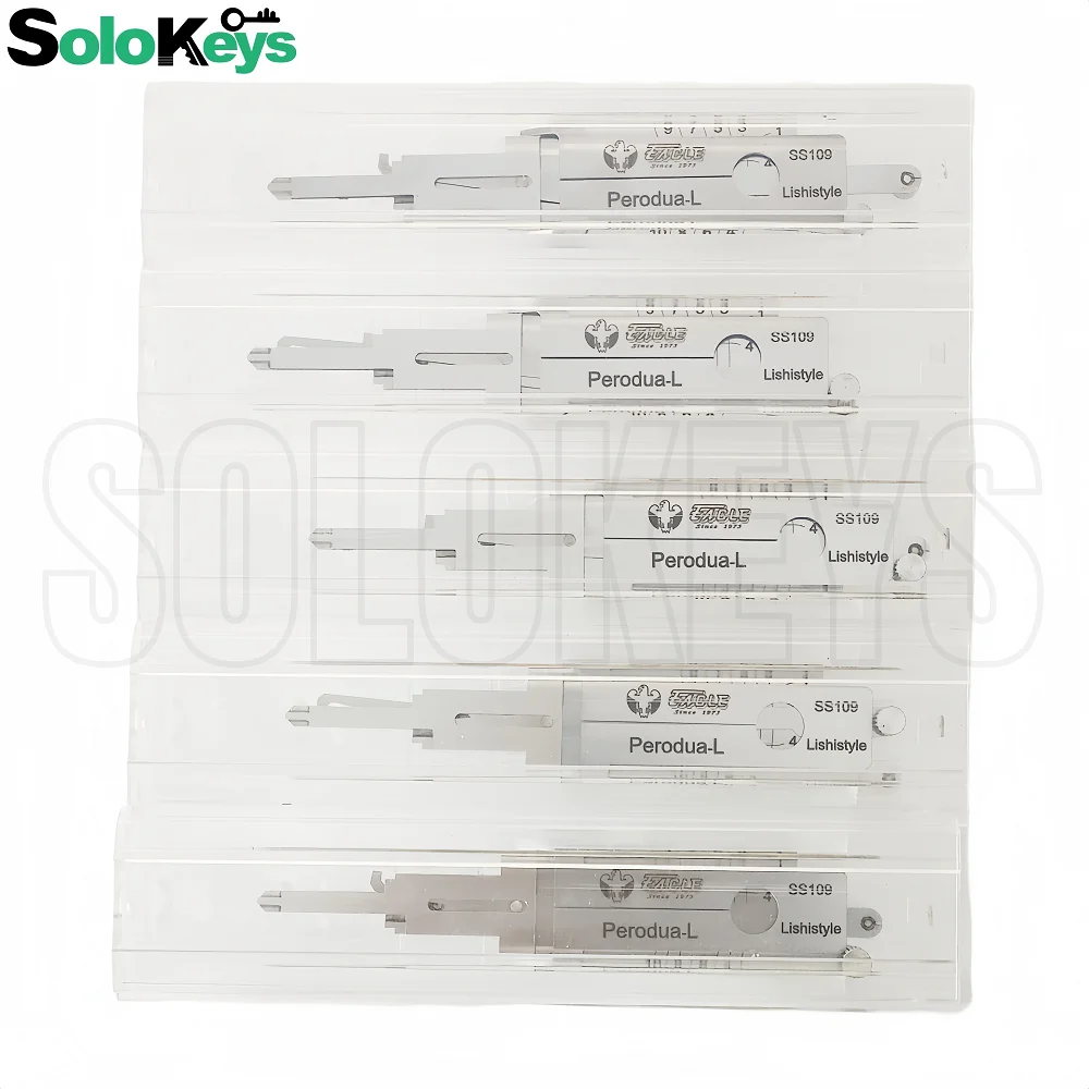 SOLOKEYS SS109 Original Lishi 2 in 1 Locksmith For Toyota Daihatsu Car Door Cylinder Unlocking Decoding Tool