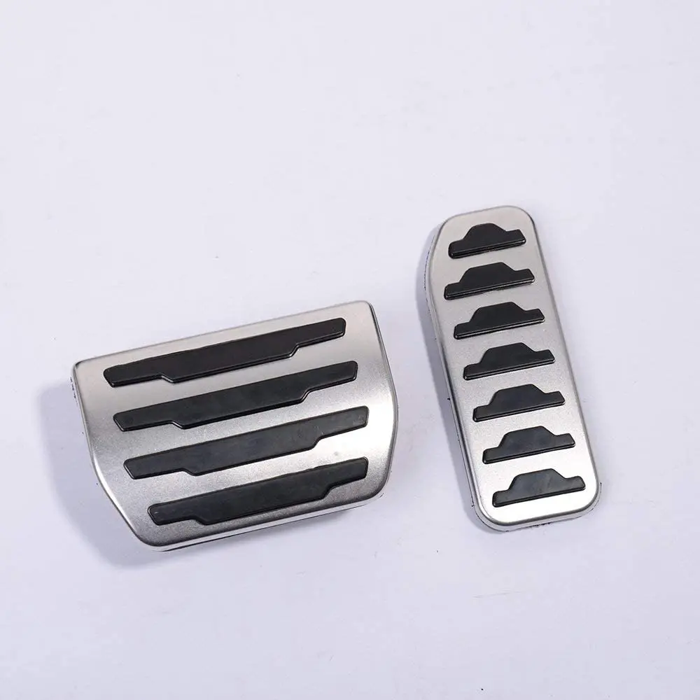 Aluminum Alloy Fuel Gas Brake Pedal Cover Trim For Land Rover Range Rover Evoque Discovery Sport Jaguar XE F-PACE