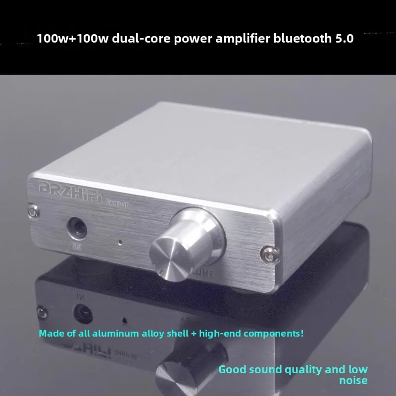 BRZHIFI Titanium DAMP-40 Dual-Core 100W+100W 2.0 Digital Amplifier Amplifier Bluetooth 5.0