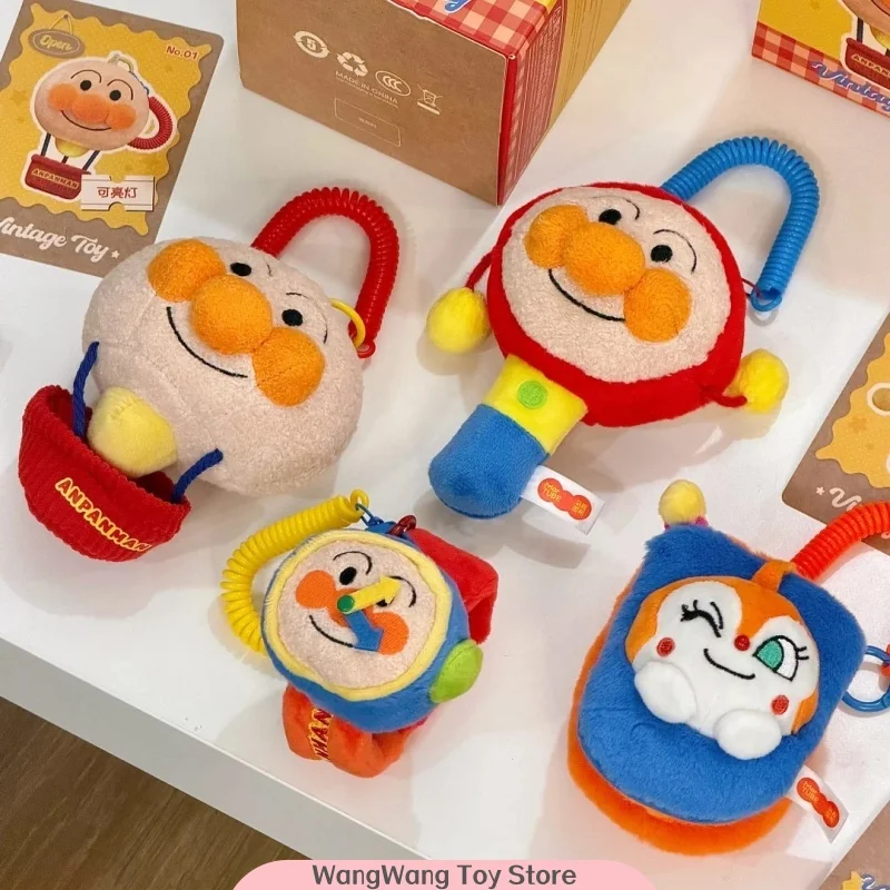 NEW Martube Anpanman Retro Toy Series Plush Blind Box  Bag Pendant Ornaments Collect Toys Birthday Gifts Anime Peripheral Gifts