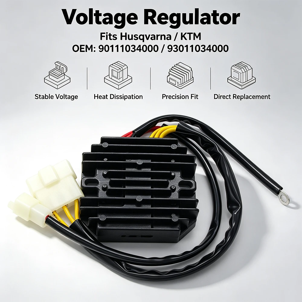 90111034000 93011034000 Voltage Regulator Rectifier For KTM 125 200 250 390 Duke ABS Husqvarna Vitpilen Svartpilen 401
