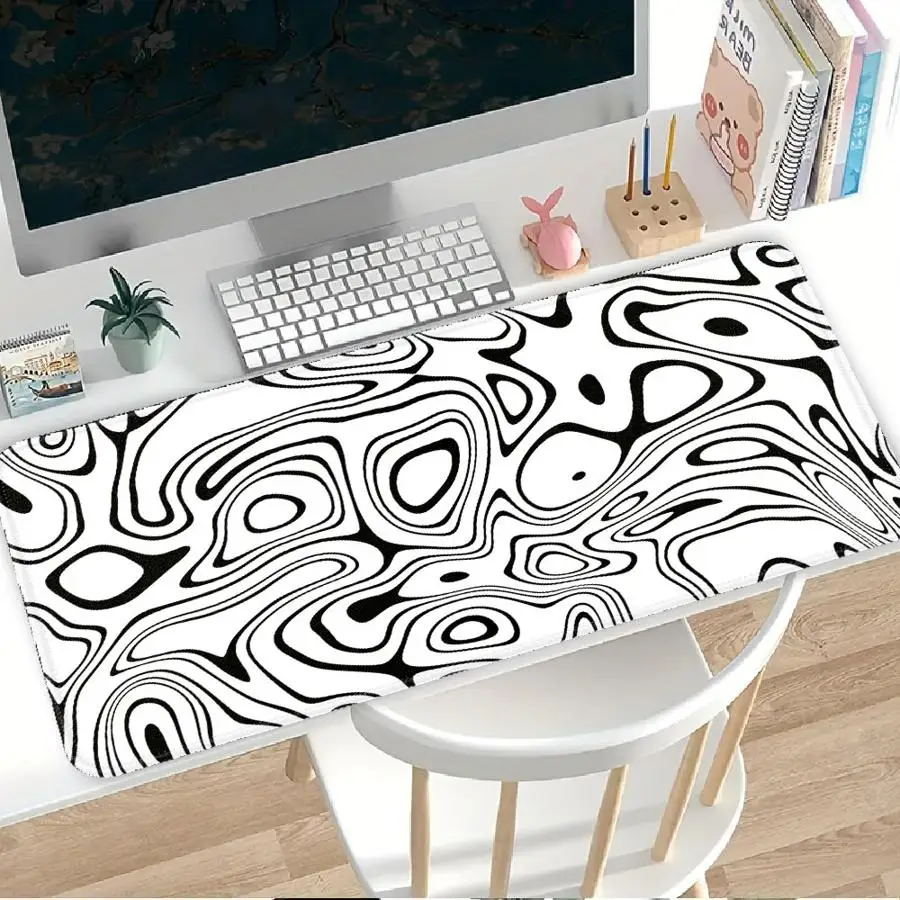 Art Splash-ink Painting Mouse Pad Keyboard Mouse Pad Game Console Pad Desk accessories Computer Laptop Pad office Pad rubber