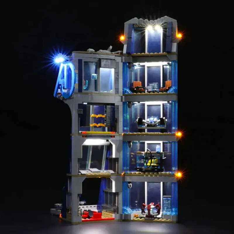 DIY LED Light Kit For LEGO 76166 Tower Battle Building Block Set（Only LED Light,Without Blocks Model）