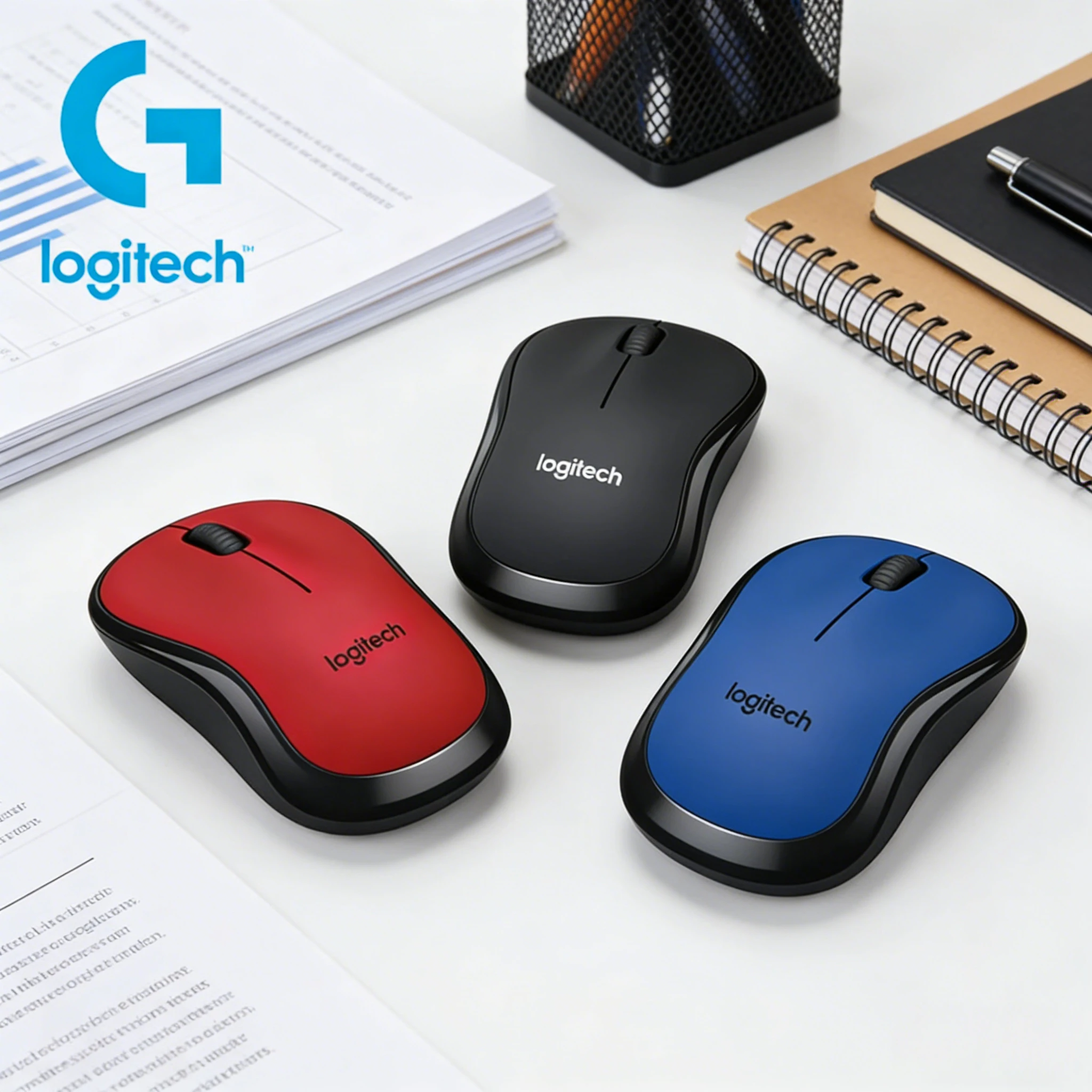 

Logitech M220 Wireless Silent USB Laptop Mouse, Home/Office Bluetooth Mouse, M221 Wireless Bluetooth Mouse