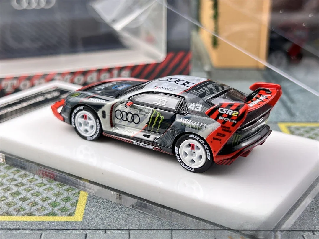 1:64 Audi S1 Hoonitron Brick Tertiary Drift Dashen Alloy Car Model