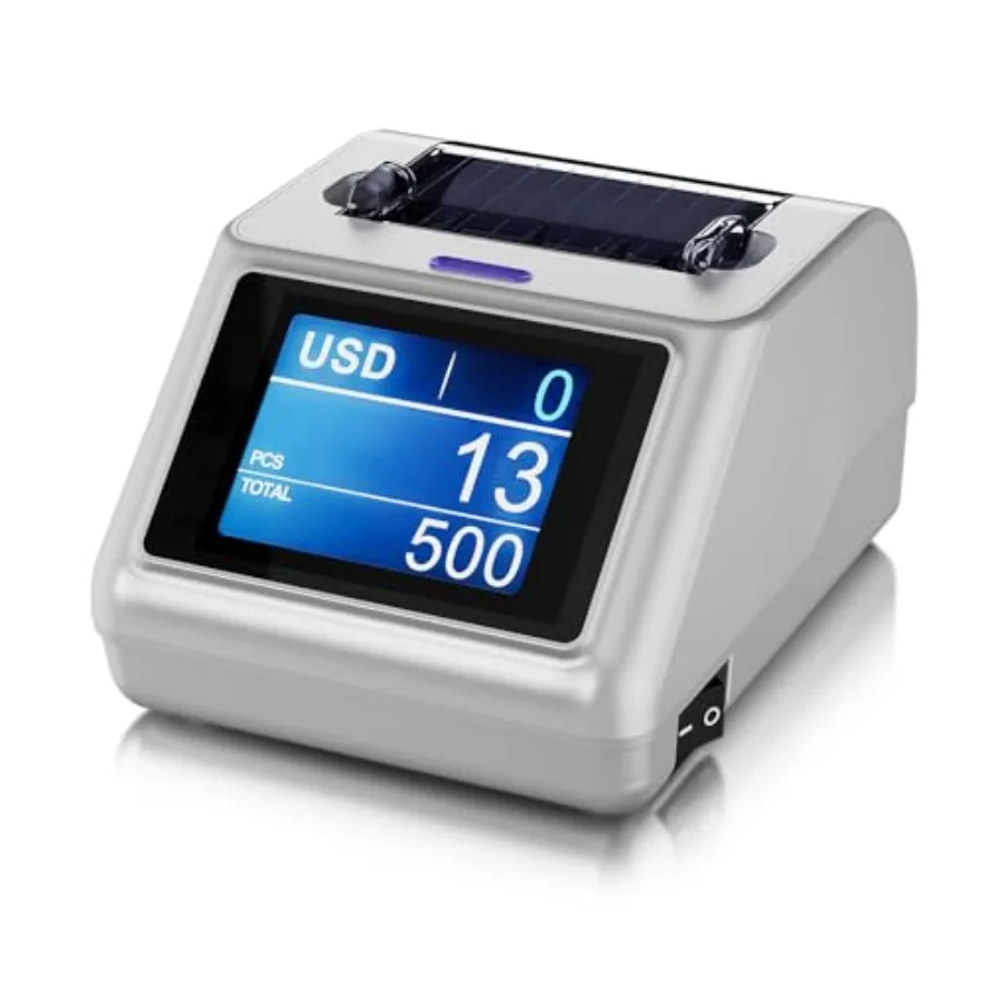 

Thermal Printer for Money Counter Mixed Denomination TFT Screen RJ-11 Plug 9600 Baud Rate Printer and External Monitor 2-in-1 S