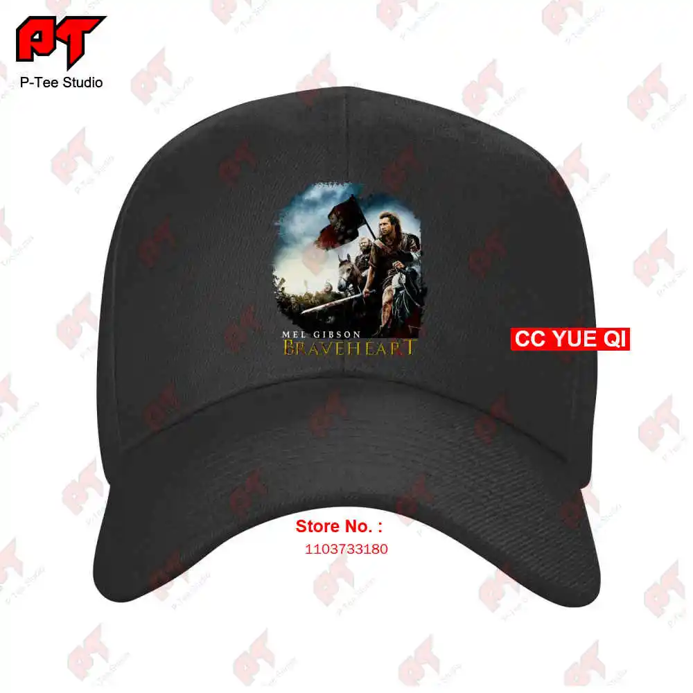 Braveheart Mel Gibs película de culto gorras de béisbol gorra de camión G50S