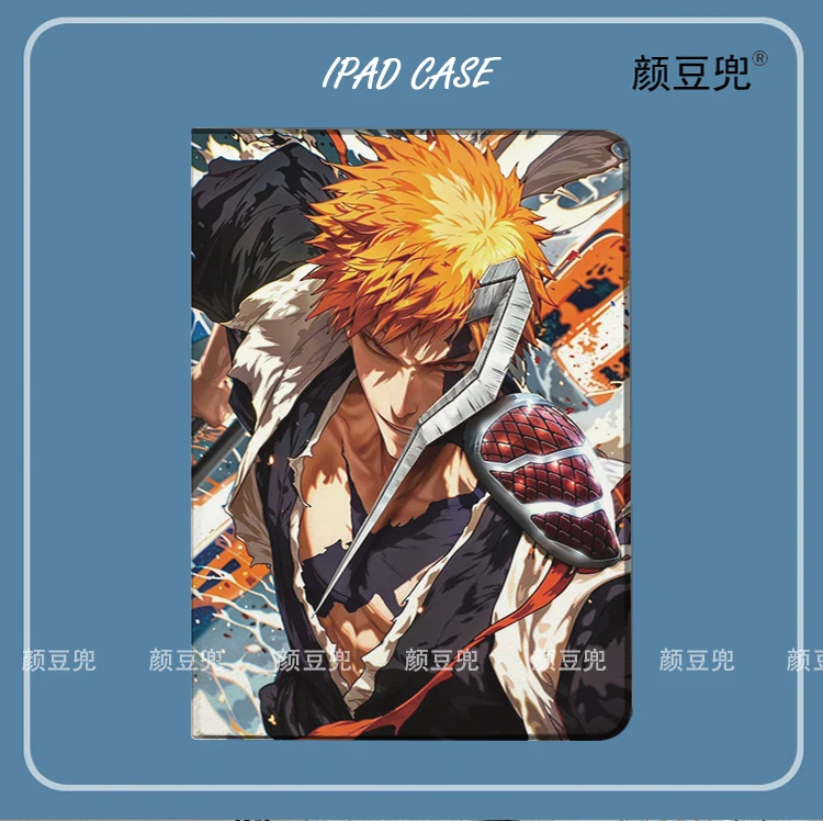 

Bleach Anime Kurosaki Ichig For iPad Air 45 Mini 5 6 Case Luxury Silicone For Pro 12.9 11 For iPad 10th Protective Pro13 11 in