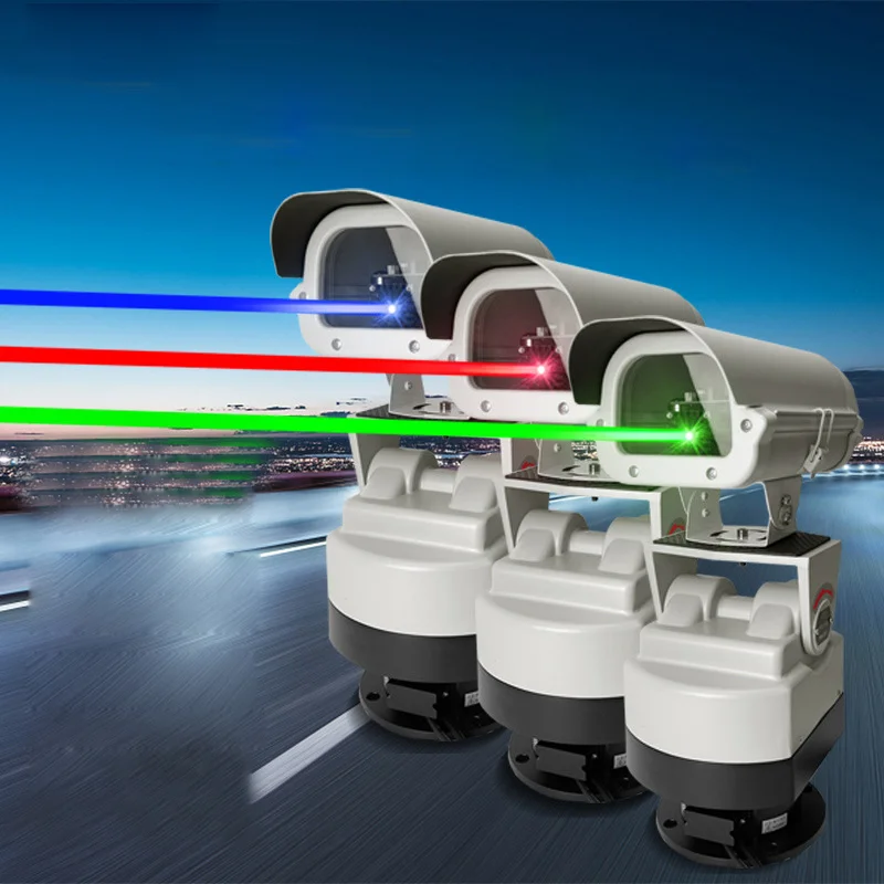 مقاوم للماء شعاع أحمر يتحرك رئيس العارض ضوء الليزر معلم 4W للهندسة في الهواء الطلق