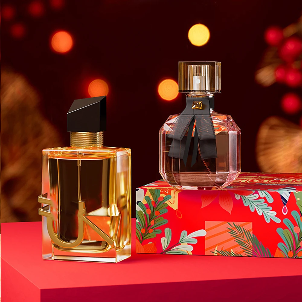 Set regalo di Natale Profumo Profumo di marca di lusso Profumi spray profumati floreali a lunga durata Profumi per gita quotidiana Eau De Parfum