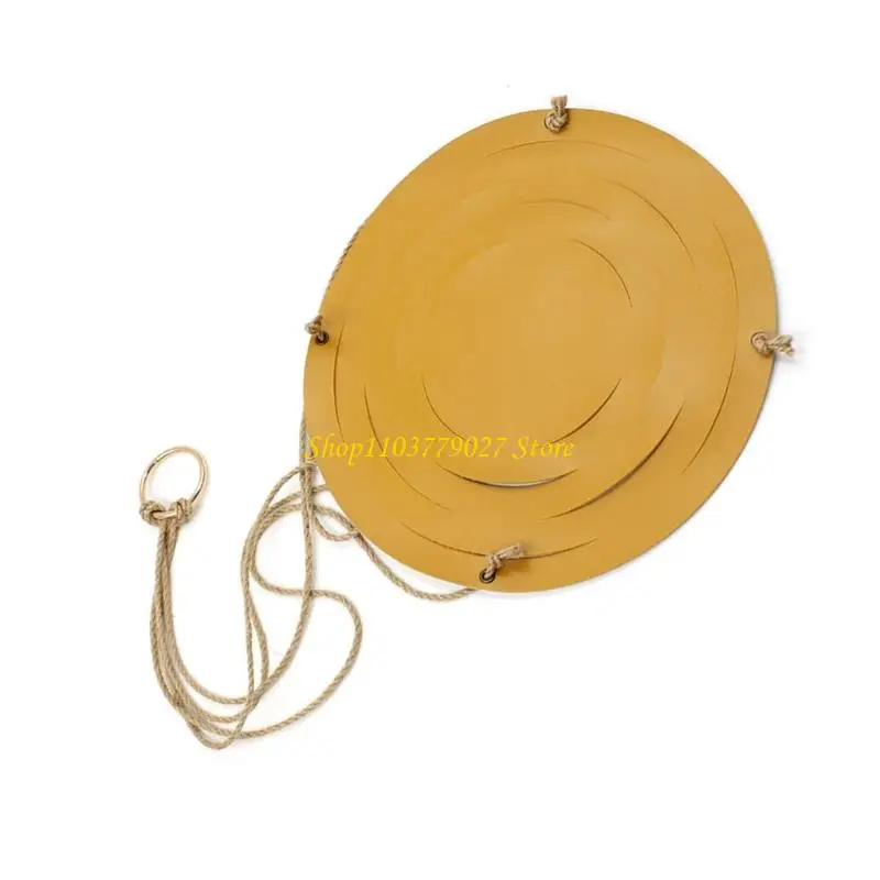 C4DF Large Leather Storage Basket For Plant Storage Decoration Handmade Indoor Outdoor Gardening Plant Fruits Accessories