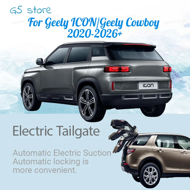 

For Geely ICON/Geely Cowboy 2020-2026+ Power Electrically operated Smart Automatic tailgate modification system