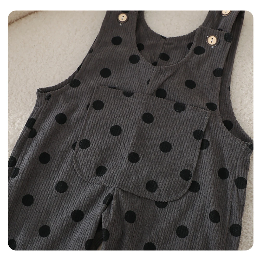 Herbst-Babyhosen 0M-3T, Overall aus Cord, 4 Farben, Jungenhosen, lockere Passform, Blumenmuster, Baby-Jungenhosen – Detail 4