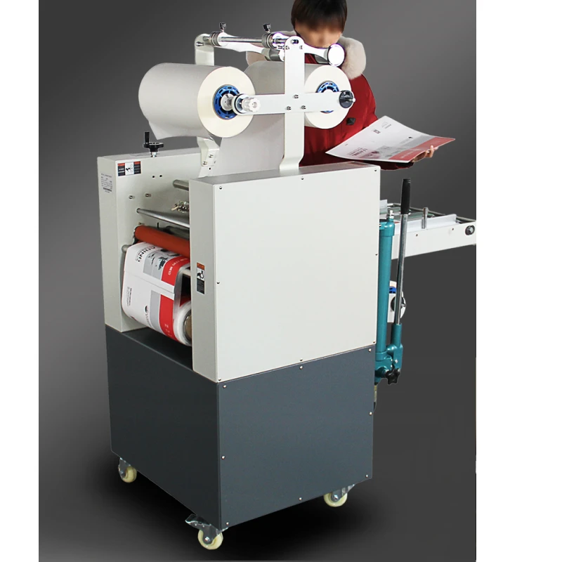 Heavy-duty hydraulic laminating machine 400FY automatic laminating machine  album cover self-adhesive laminating machine