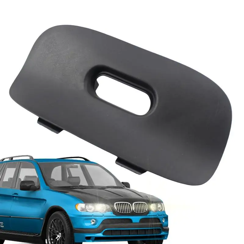 Rear Bumper Trailer Covers Accessories Bumper Cover Car Rear Bumper Tow Hook Cover Rear Bumper Cover Flap For BMW X5 E53