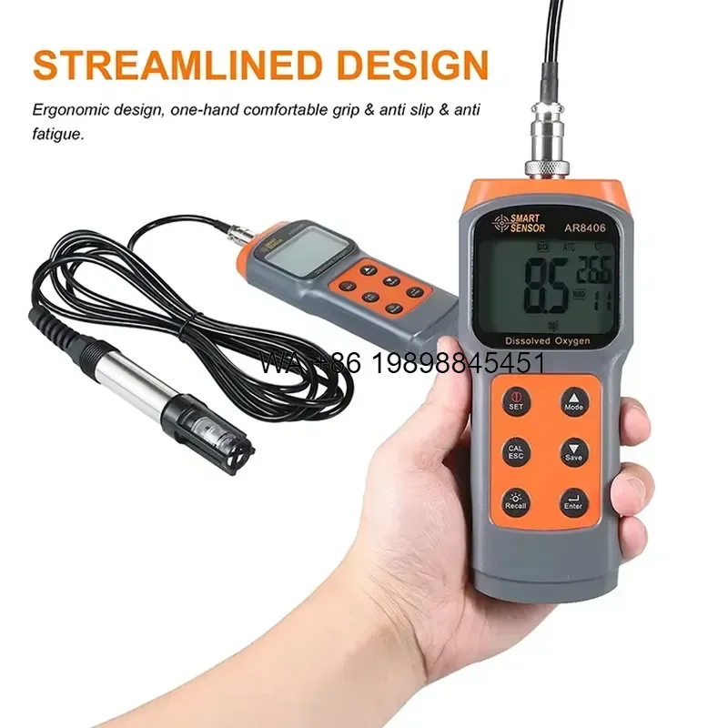Wmwmnu For AR8406 Portable Dissolved Oxygen Meter Customizable OEM Detector for Water Solutions