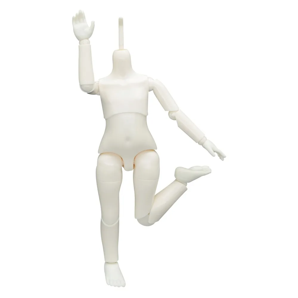 

Birthday Gift Without Makeup 1/6 Bjd Body White/Pink/Tan Multi Joints 's Head Movable 28cm Dolls Body Accessories