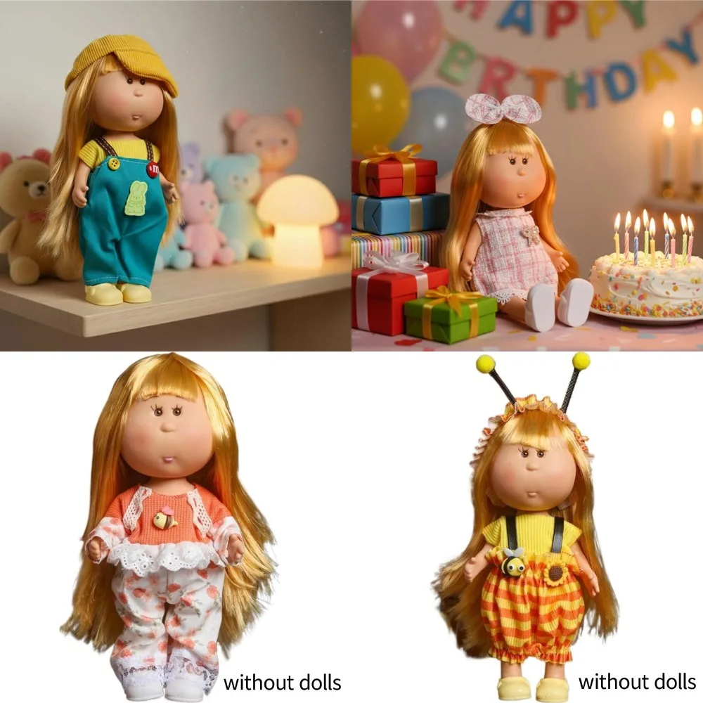 

2026 New Doll Dress For 24cm Spanish Potato Doll Mia Doll DIY Change Doll Dress Clothes Replacement For Little Girls Playtime