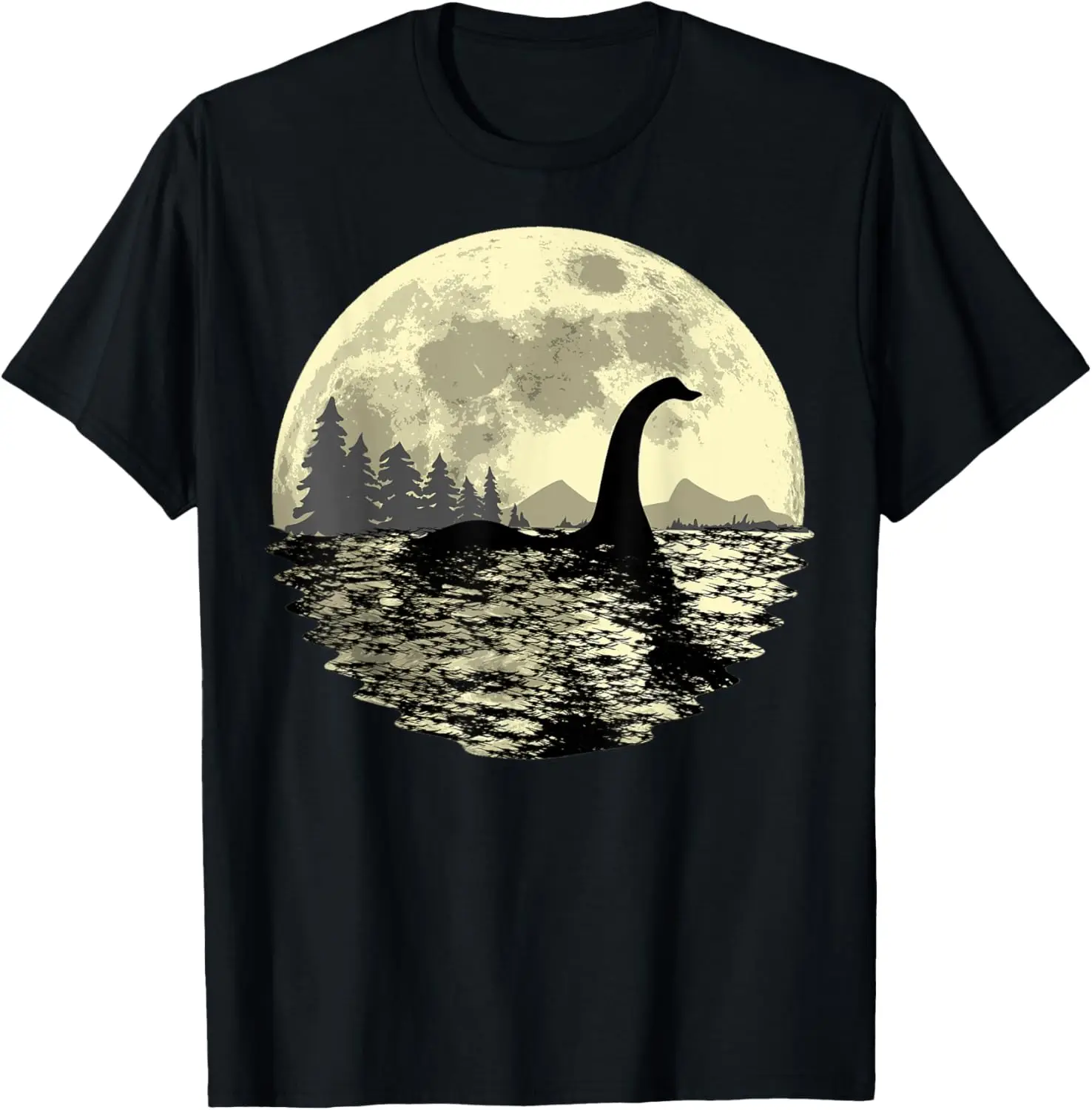 

Футболка для плавания Loch Ness Monster Moonlight Lake