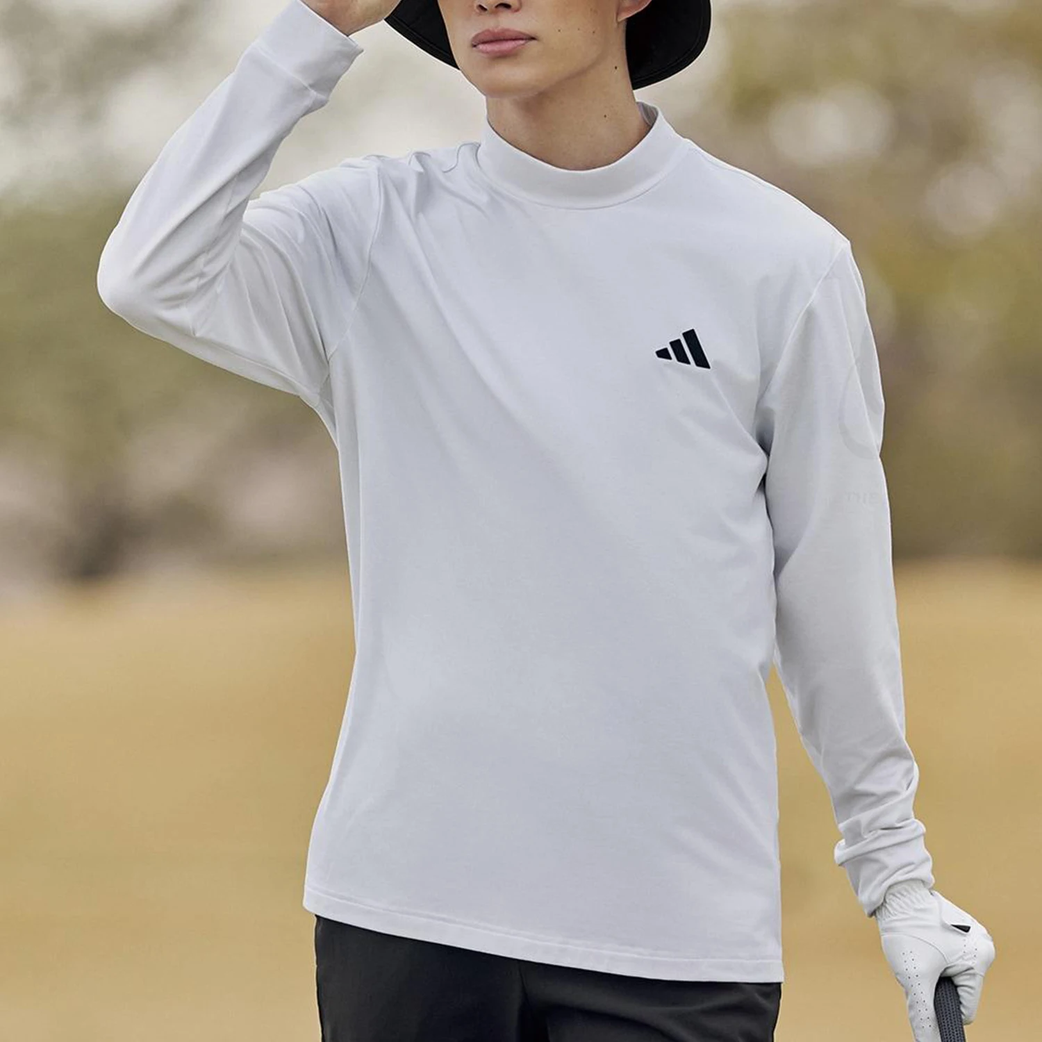 adidas-t-shirt-authentique-a-col-mi-haut-pour-homme-grf-ls-mock-golf-jl7941