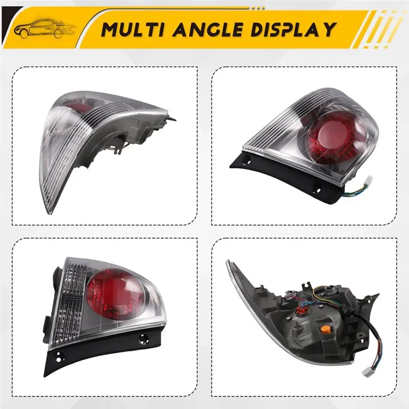 M93K-W/Bulb Car Rear Bumper Tail Light Stop Lamp Reverse Brake Taillight For Lexus IS200 Toyota Altezza RS200 1998-2005