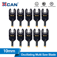 XCAN 1/5/10pcs Titanium Oscillating Saw Blades High Speed Steel Multitool Blade Multi Cutter Blade For Wood Plastic Metal