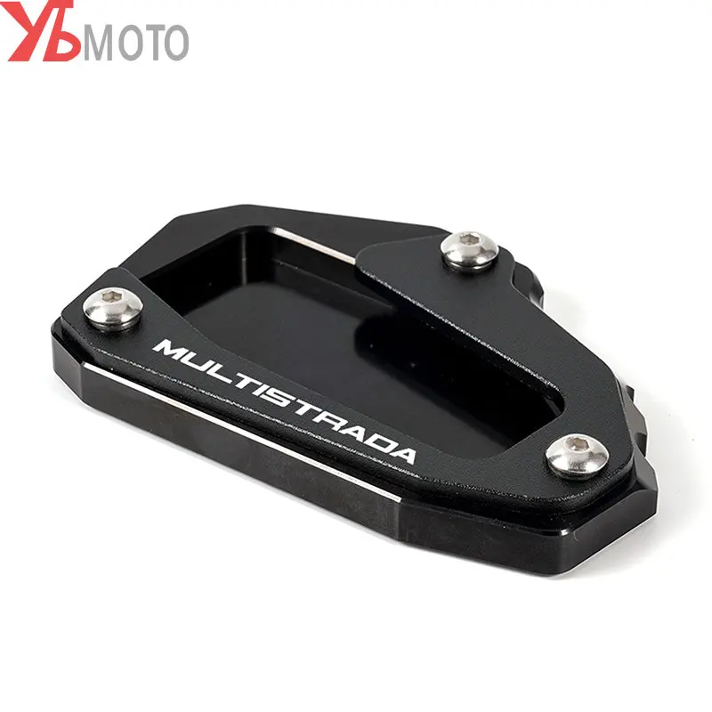 ขาตั้งด้านข้างของรถจักรยานยนต์ฝาปิดแผ่นวาล์วสำหรับ Ducati multistrada 950 1100 1260 1200 S GT 1200 S อุปกรณ์ V4