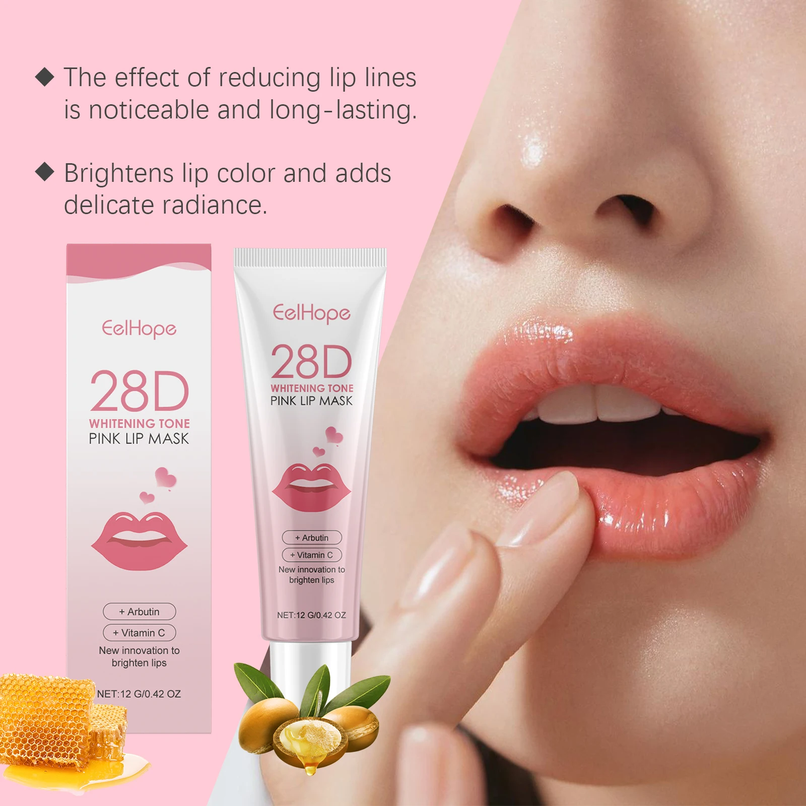 

Eelhope Fade Lip Lines Lip Balm Exfoliating Repair Dry Lip Anti Crack Dead Skin Remover Moisturizing Nourishing Makeup Skin Care