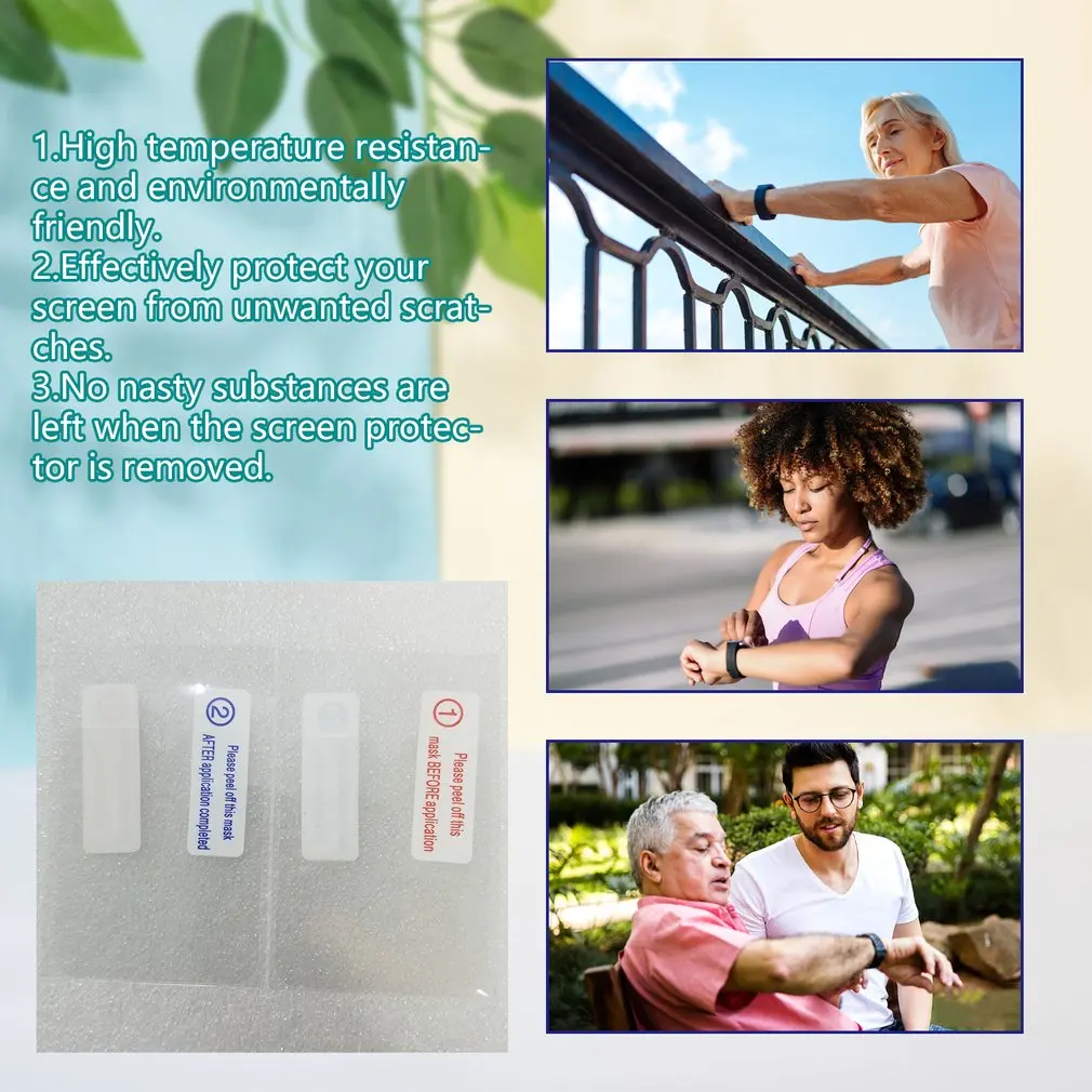 Ultra Thin Anti-scratch Screen Protective Front Film for GT08 Watch Smart Watch Screen Protector