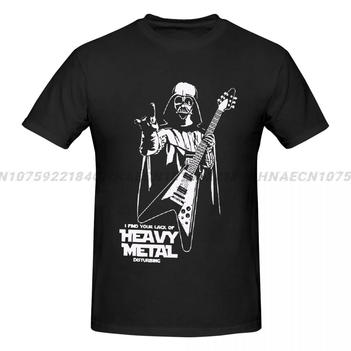 Одежда мужская футболка S W I Find Your Lack Of Heavy Metal Flying V Guitar забавная новинка футболка женская с коротким рукавом