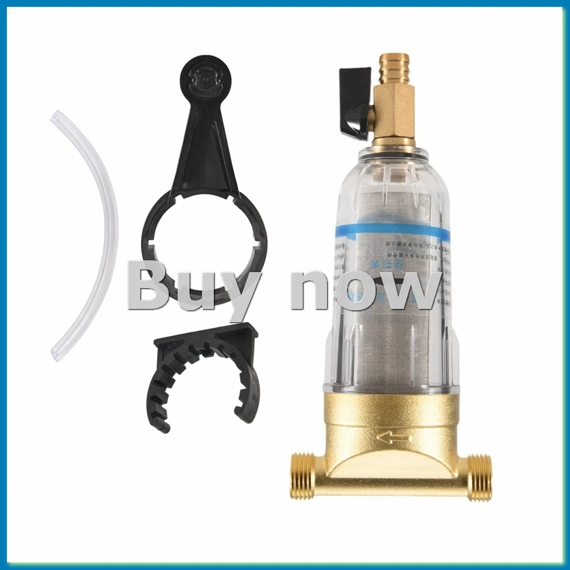 

Фильтр для осадков вниз, многоразовый фильтр для предварительной очистки воды для всего дома, 40-60 микрометров, фильтр для воды для всего дома-A51M