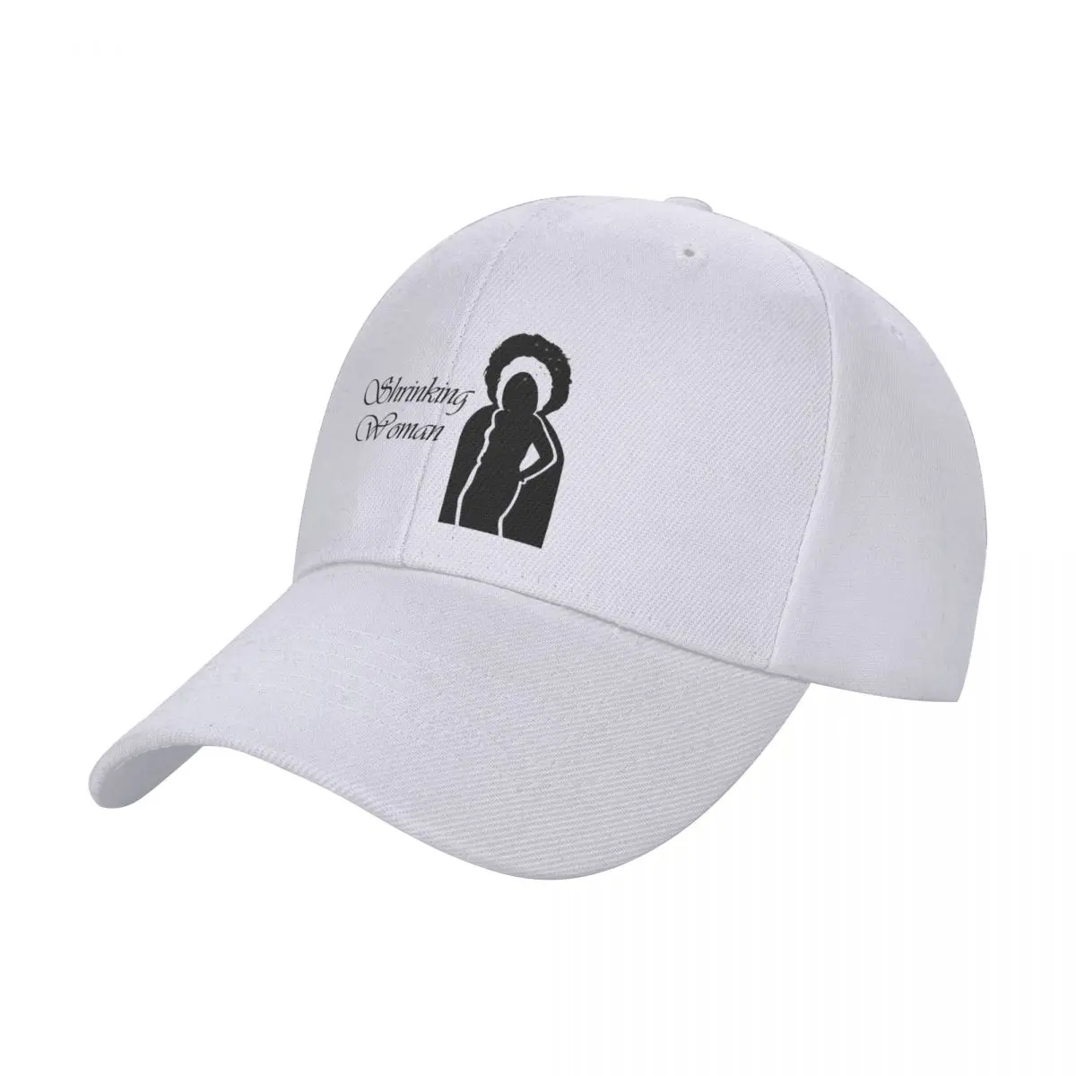 Shrinking Woman Logo Black Baseball Cap party Hat Icon Thermal Visor Caps Male Women's