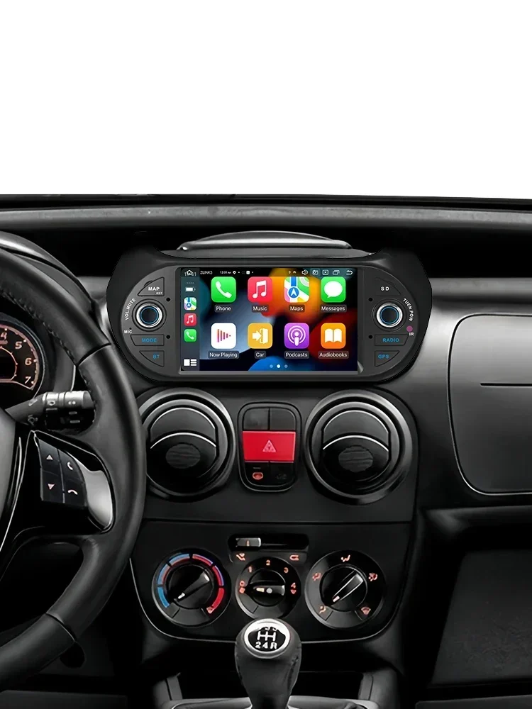 2 DIN Android 15 Auto Carplay autoradio voor Fiat Fiorino Citroen Nemo Peugeot Bipper 2015-2019 Multimedia auto intelligente speler - afbeelding 2