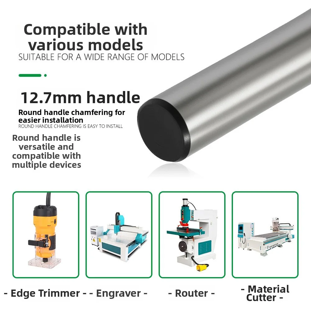 

Прямая фреза для триммеров, панельных пил и гравировальных станков. Гладкая резка для твердой древесины МДФ и декоративных досок.