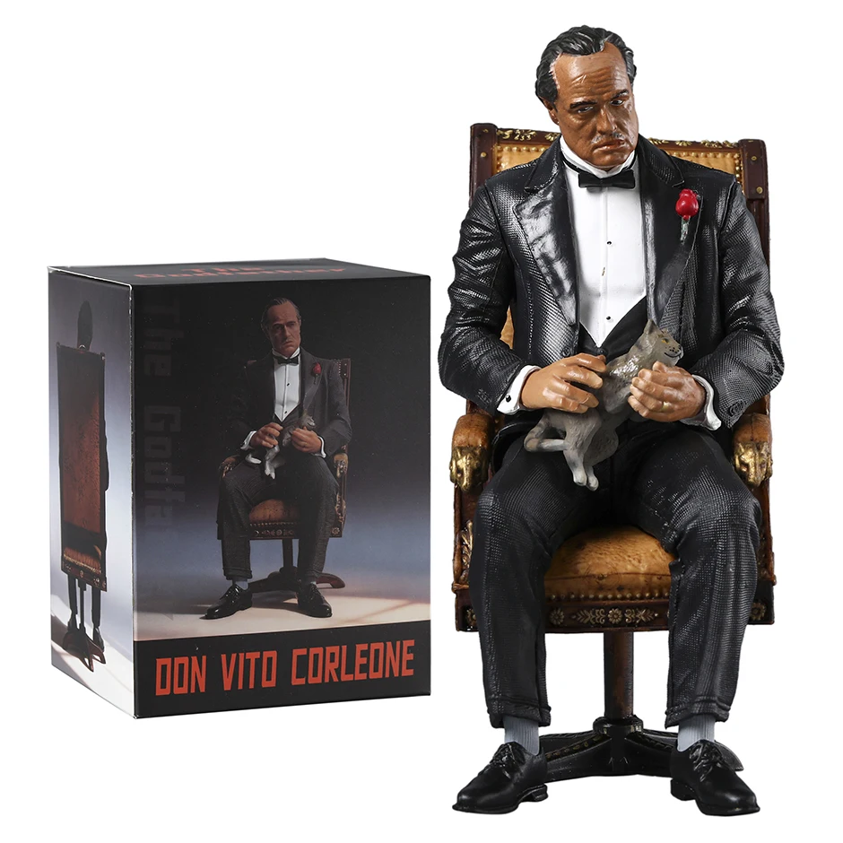 The Godfather Vito Corleone Figurine Doll Collectible Model
