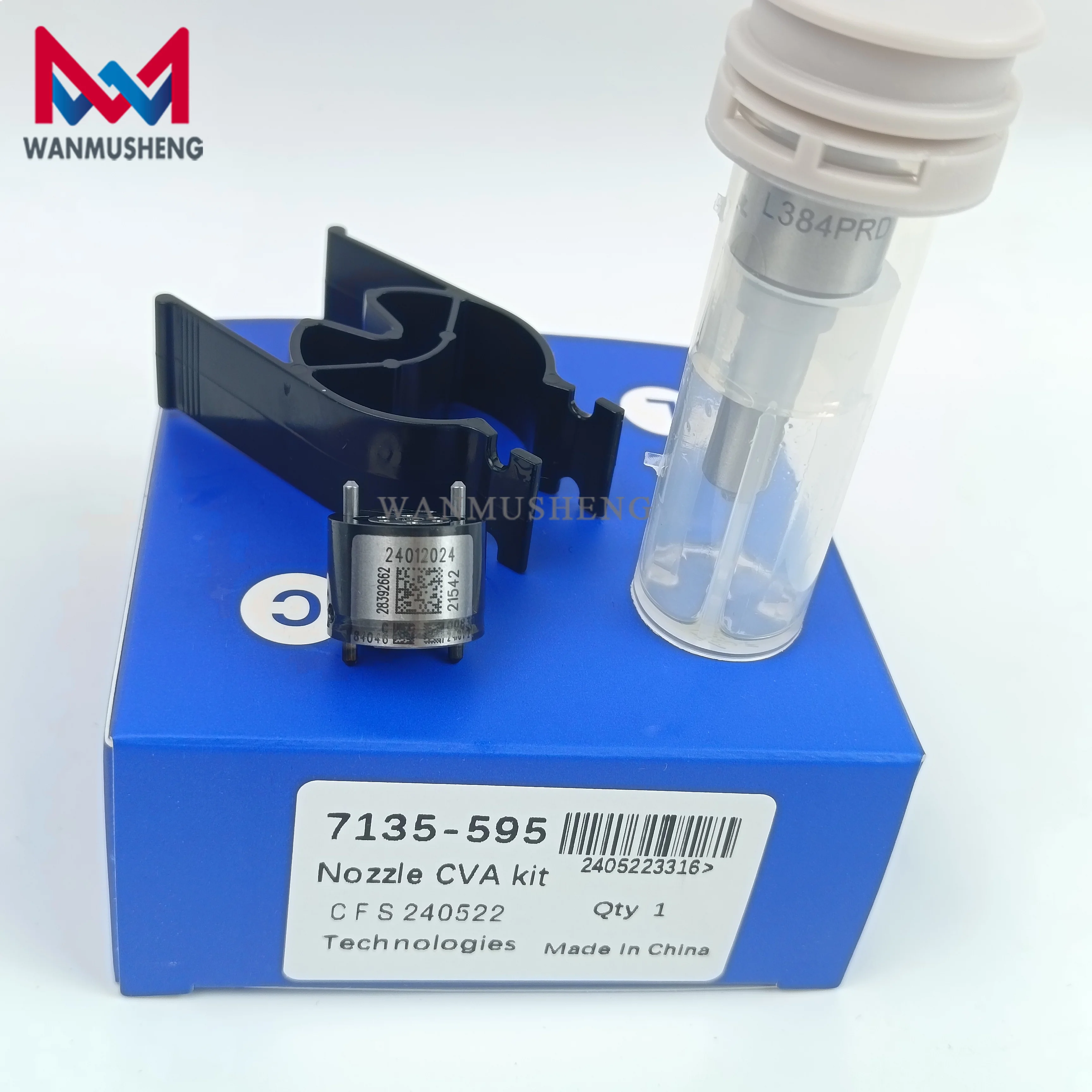 Brand New DELHI Nozzle CVA Kit 7135-595 (Nozzle:L384PRH=L384PRD,Control Valve 28626162/28256383)