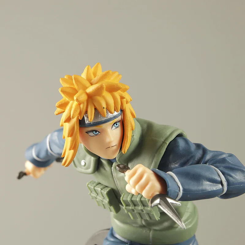 22CM Anime VIBRATION STARS Naruto Shippuden Namikaze Minato Figure Model Toy Gift Collection Action Figure PVC